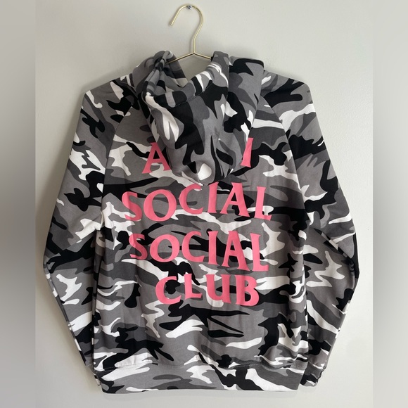 ASSC Frozen Snow camo Hoodie sweater NWT - Picture 3 of 3